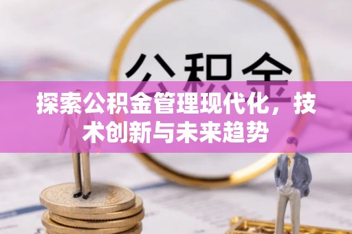 西贡探索公积金管理现代化，技术创新与未来趋势