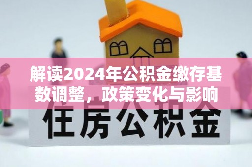西贡解读2024年公积金缴存基数调整，政策变化与影响