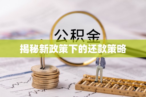 西贡揭秘新政策下的还款策略