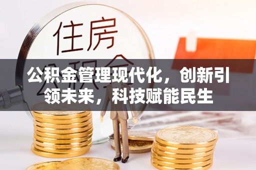西贡公积金管理现代化，创新引领未来，科技赋能民生